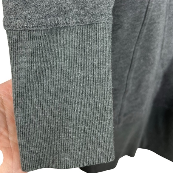 TOAD & CO. Women's BFT Hooded Dress Longsleeve Charcoal Grey Fleece Size Large - Picture 3 of 6